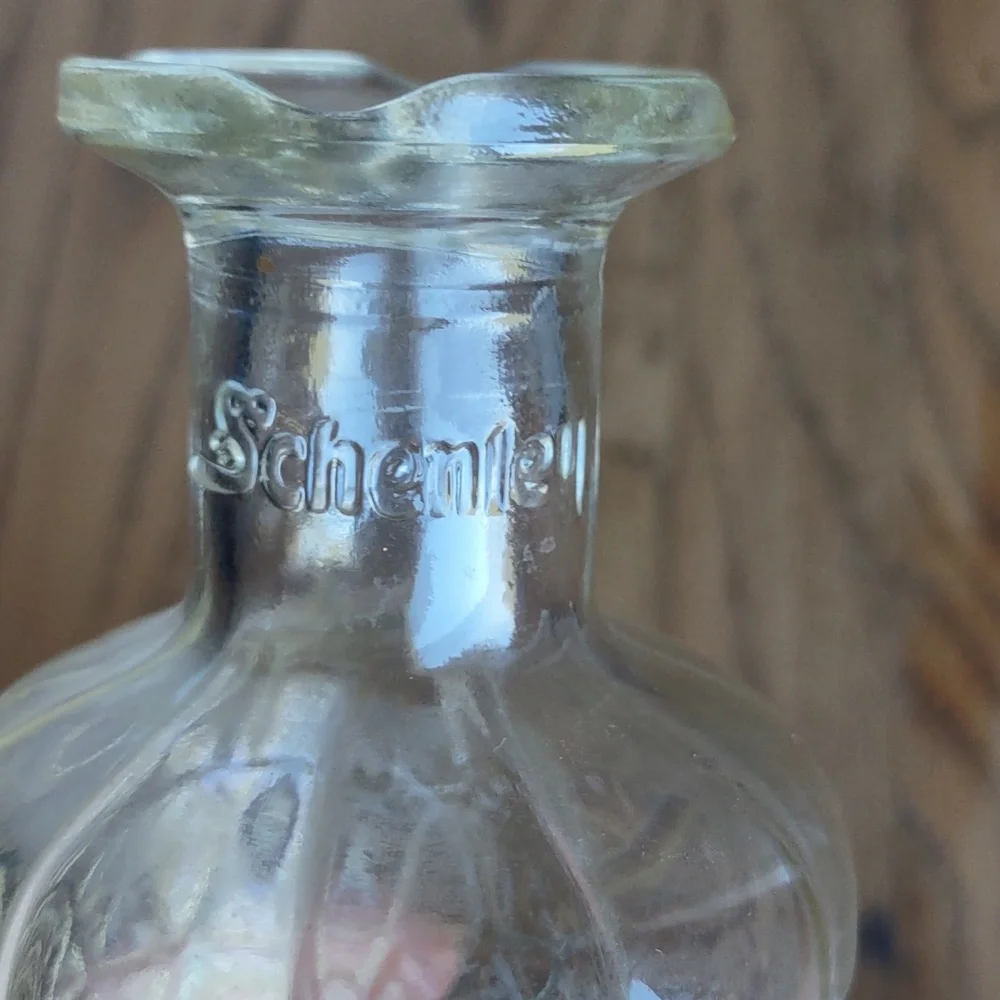 Vintage 1950's Schenley Reserve Whiskey Quilted Liquor Bottle